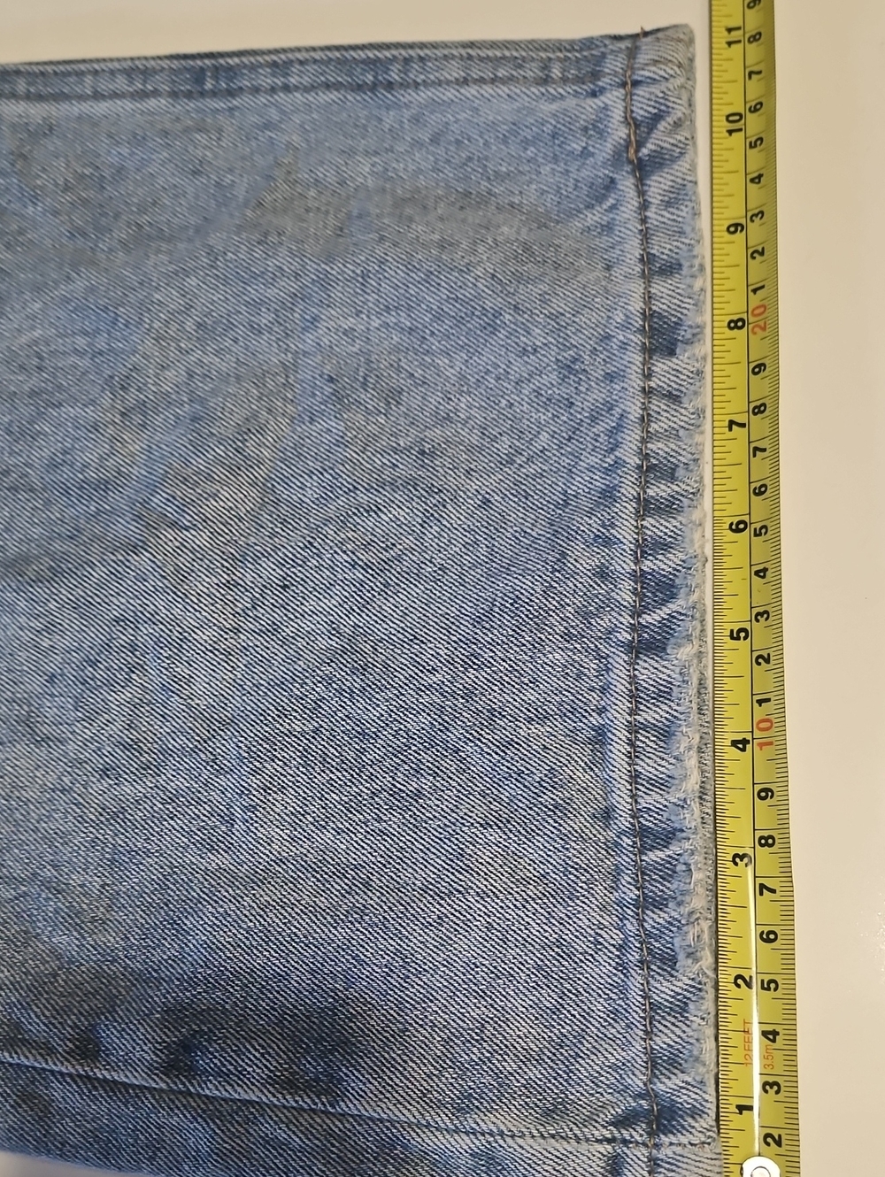 RSQ Light Blue Low-Rise Baggy Jeans 30x30 - Picture 8 of 8